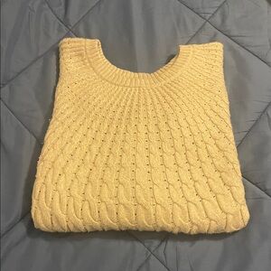 Lane Bryant Cable Knit Sweater - Beige